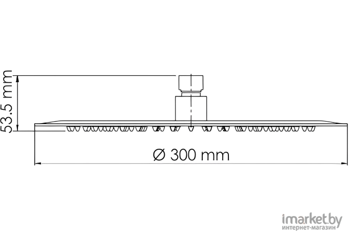 Душевая лейка Wasserkraft A116