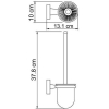 Ершик для унитаза Wasserkraft Lippe K-6527