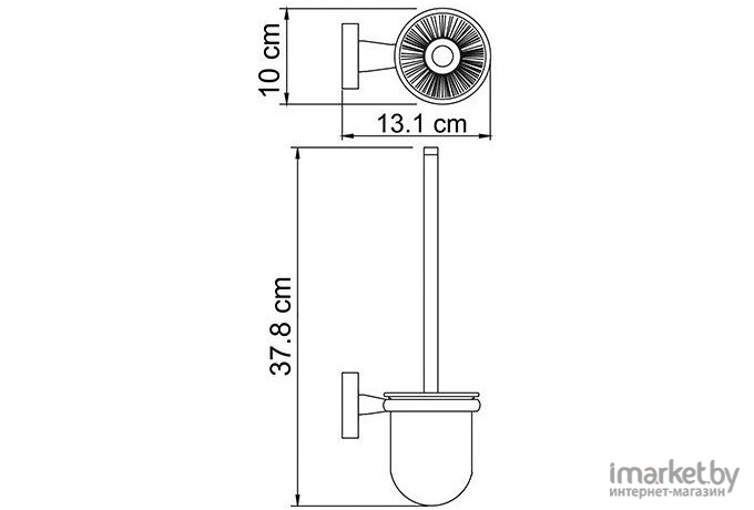 Ершик для унитаза Wasserkraft Lippe K-6527