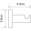 Крючок для ванной Wasserkraft Isen K-4023