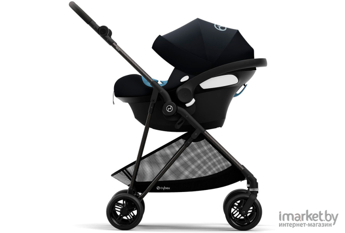 Прогулочная коляска Cybex Melio Carbon deep black