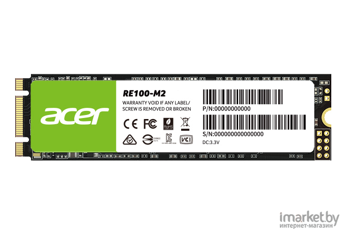 SSD диск Acer RE100 128GB (BL.9BWWA.112)