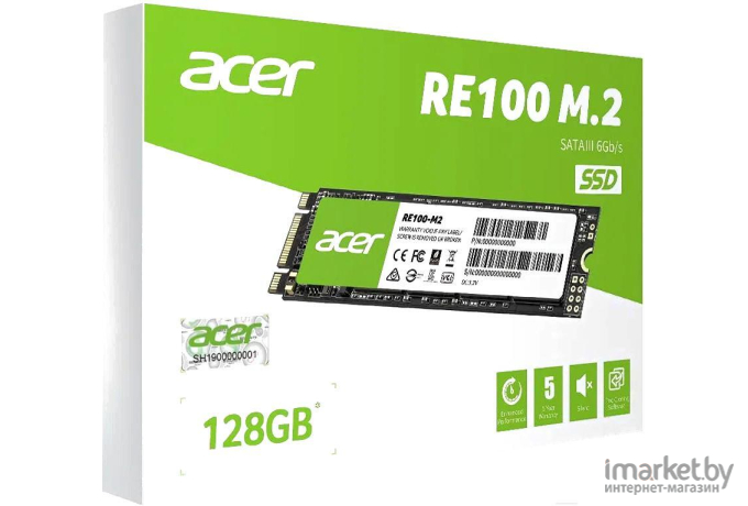 SSD диск Acer RE100 128GB (BL.9BWWA.112)