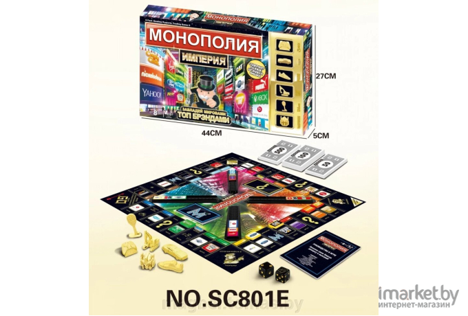 Игра настольная Play Smart Монополия (SC801E)