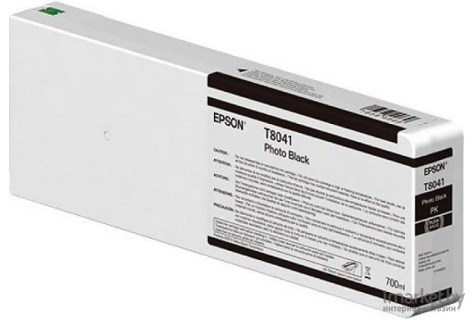 Картридж струйный Epson C13T804100 черный