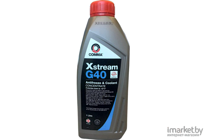 Антифриз Comma Xstream G40 G12++ 1л фиолетовый (XSG401L)