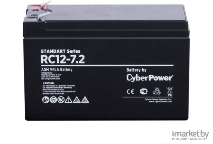 Аккумулятор для ИБП CyberPower RС 12-7,2 12V/7,2Ah