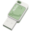 USB Flash-накопитель Netac UA31 128GB белый/зеленый (NT03UA31N-128G-32GN)