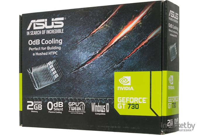 Видеокарта ASUS GeForce GT 730 2GB GDDR5 (GT730-SL-2GD5-BRK-E)