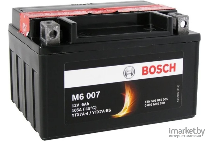 Мотоаккумулятор Bosch M6 YTX7A-4/YTX7A-BS 506015005 (0092M60070)