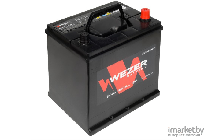 Автомобильный аккумулятор Wezer WEZ60480R