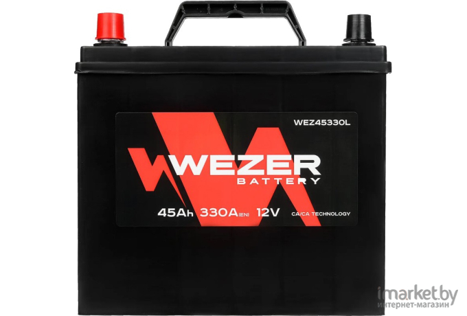 Автомобильный аккумулятор Wezer WEZ60480R