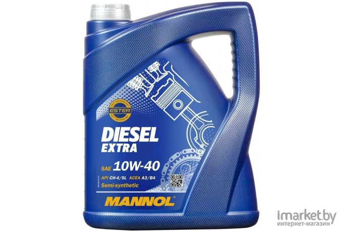 Моторное масло Mannol Diesel Extra 10W40 5л (2790)