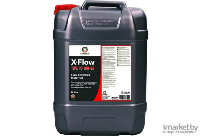 Моторное масло Comma X-FLOW TYPE PD 5W40 20л (XFPD20L)