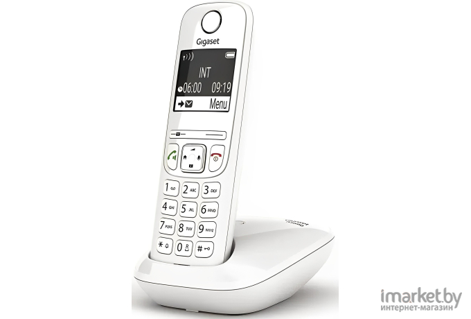 Радиотелефон DECT Gigaset AS690 RUS SYS АОН белый (S30852-H2816-S302)