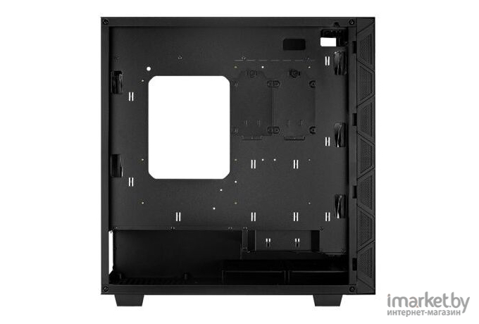 Корпус Aerocool Flo Saturn без БП черный (FLO FRGB-G-BK-V1)