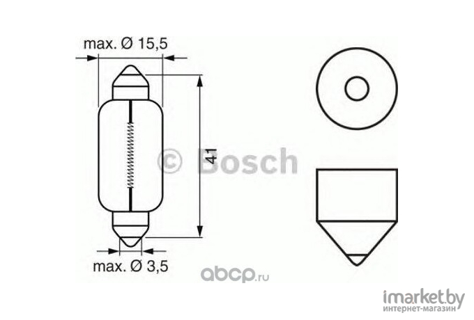 Автомобильная лампа Bosch 1987302238