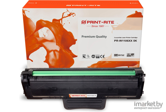 Картридж лазерный Print-Rite TFHAUUBPU1J черный (PR-W1106XX)