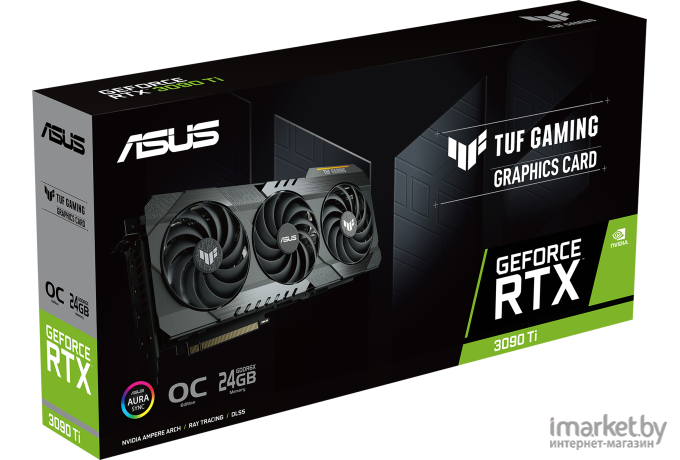 Видеокарта ASUS TUF Gaming GeForce RTX 3090 Ti OC Edition 24GB GDDR6X (90YV0HC1-M0NA00)