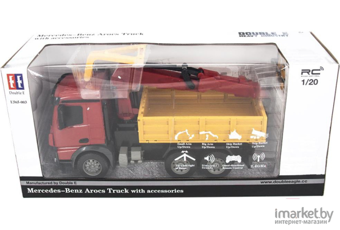 Радиоуправляемый кран Double Eagle Mercedes-Benz Arocs 1:20 (E565-003)