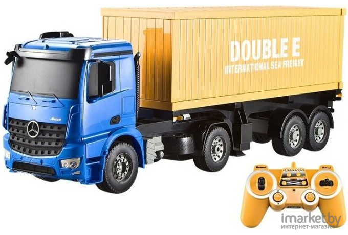 Радиоуправляемый контейнеровоз Double Eagle Mercedes-Benz Arocs 1:20 (E564-003)