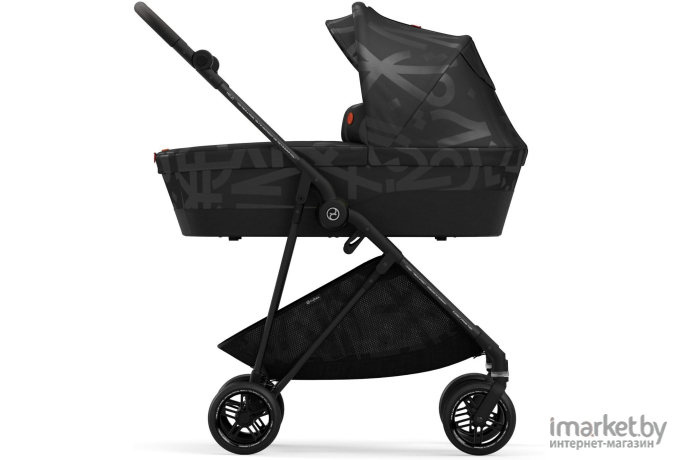 Люлька-модуль Cybex Melio Cot Street real black