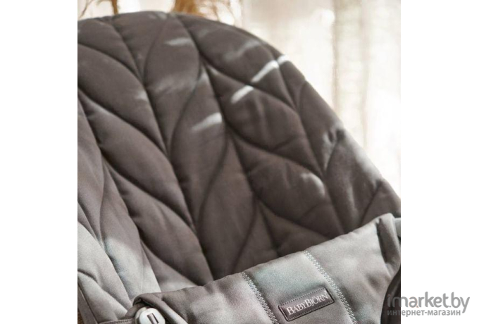 Шезлонг BabyBjorn Bliss Cotton anthracite (0061.26)