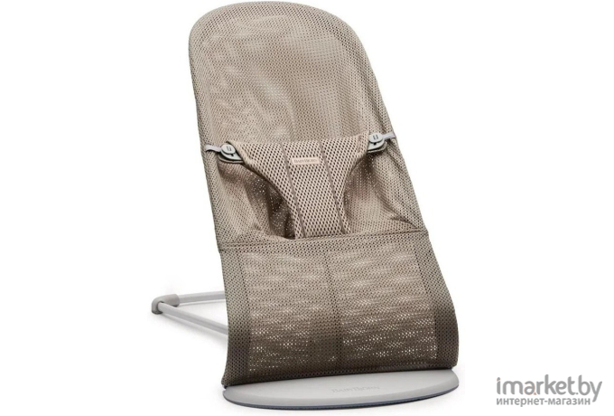 Шезлонг BabyBjorn Bliss Mesh grey beige (0061.02)