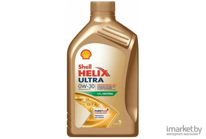 Моторное масло Shell HELIX ULTRA Professional AV-L 0W-30 1л (550046303)