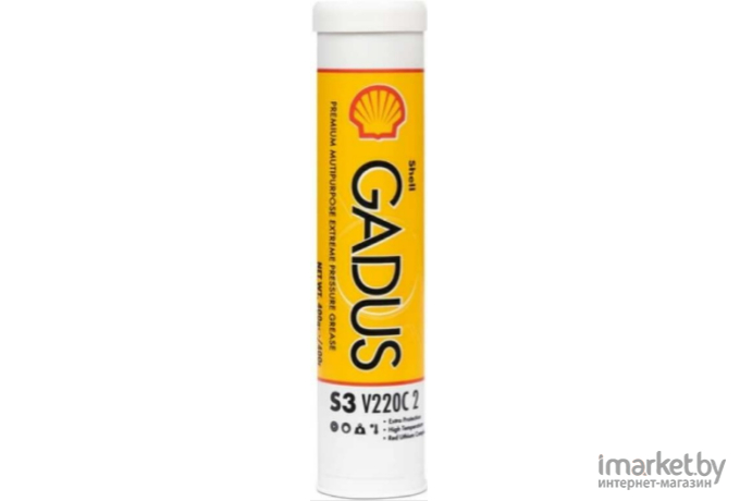 Смазка Shell Gadus S3 V220С 2 0,4кг (550053532)