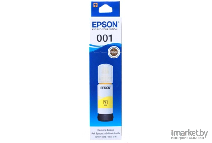 Чернила Epson 001 EcoTank контейнер желтый (C13T03Y400)