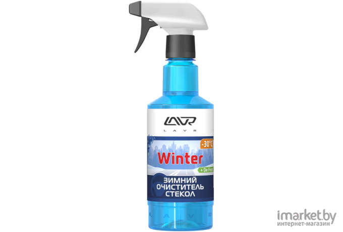 Зимний очиститель стекол Lavr Glass Cleaner Anti Ice 500мл (Ln1301)