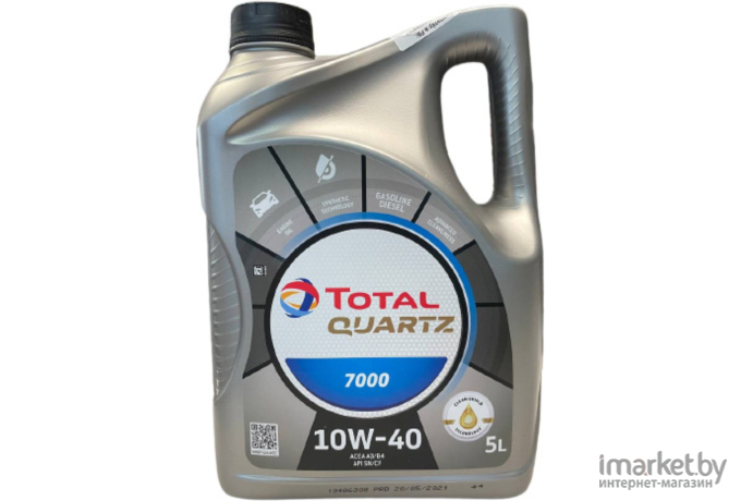 Моторное масло Total Quartz 7000 10W40 SN 4л (214107)