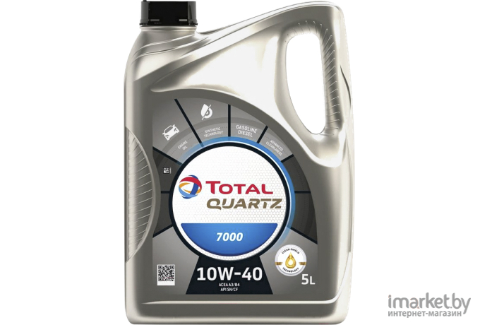 Моторное масло Total Quartz 7000 10W40 5л (214109)