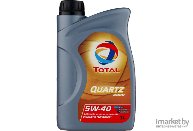 Моторное масло Total Quartz 9000 5W40 1л (166243/213764)