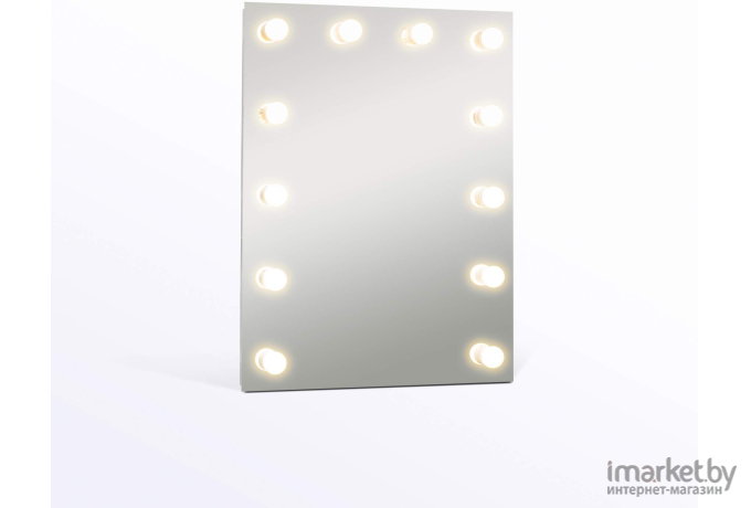 Зеркало гримерное Континент Бриджит 12 ламп 600х800 (ЗГП03)