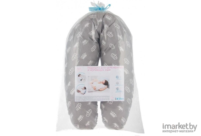 Подушка для беременных Roxy-Kids короны (RPP-006Wb)
