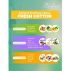 Декоративная свеча Вещицы Fresh Cotton D6х11