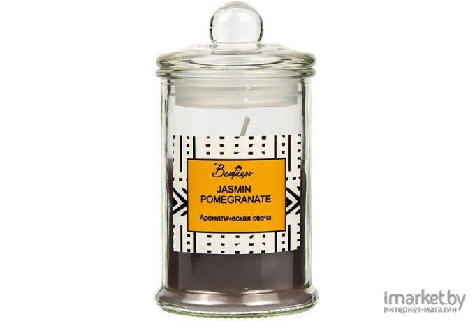 Декоративная свеча Вещицы Jasmine Pomegranate D6х11