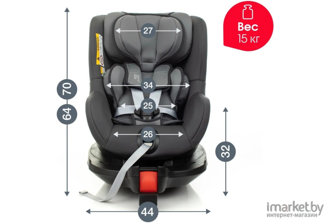 Детское автокресло Britax Romer Dualfix i-Size Midnight Grey (2000036745)