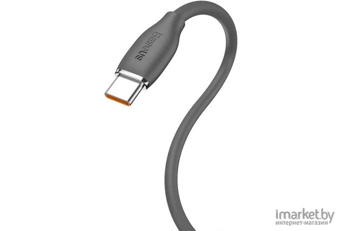Кабель Baseus Jelly Liquid Silica Gel USB to Type-C 100W 1.2m (CAGD010001) Black