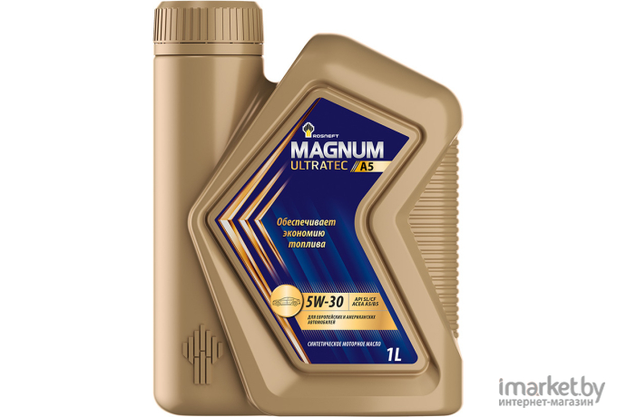 Моторное масло Роснефть Magnum Ultratec A5 5W30 1л (40816532)