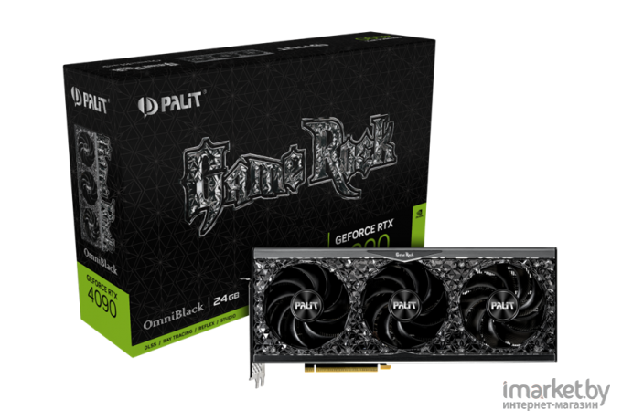 Видеокарта Palit GeForce RTX 4090 GameRock OmniBlack 24G (NED4090019SB-1020Q)