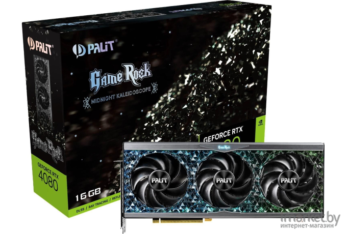 Видеокарта Palit GeForce RTX 4080 GameRock 16GB (NED4080019T2-1030G)