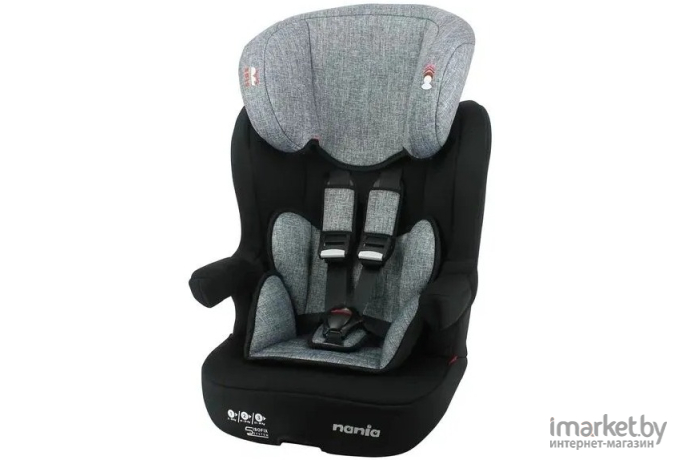 Детское автокресло NANIA IMAX ISOFIX Tech Silver (8094030620)