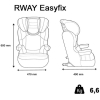 Детское автокресло NANIA RWAY EASYFIX Racing Luxe Grey (7094030021)