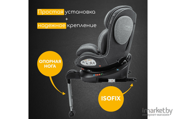 Детское автокресло Osann Eno360 SL Universe Grey (RU108-249-252)