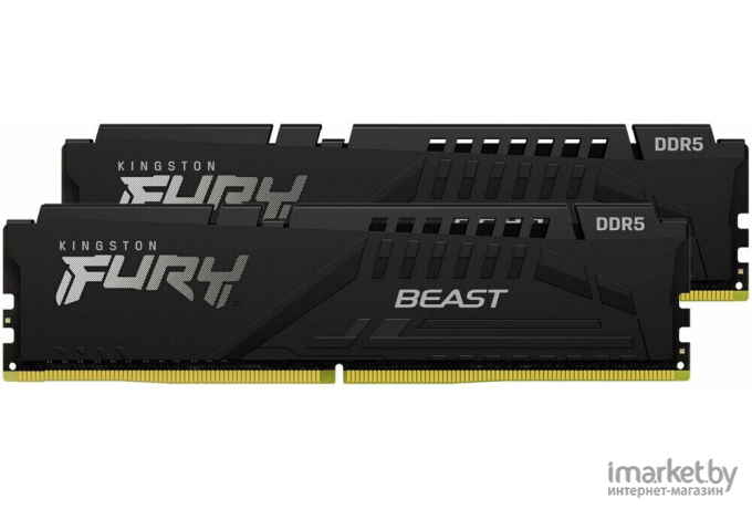 Оперативная память Kingston FURY Beast 2x8ГБ DDR5 5200МГц (KF552C40BBK2-16)