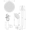 Душевая система Esko Set_6in1
