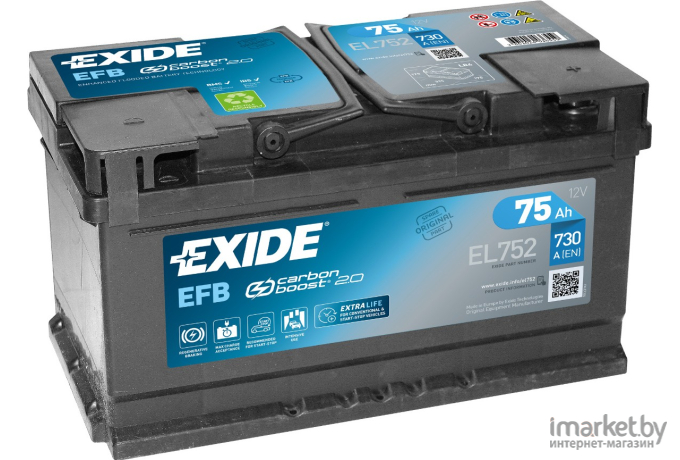 Аккумулятор Exide Start-Stop EFB (EL752)